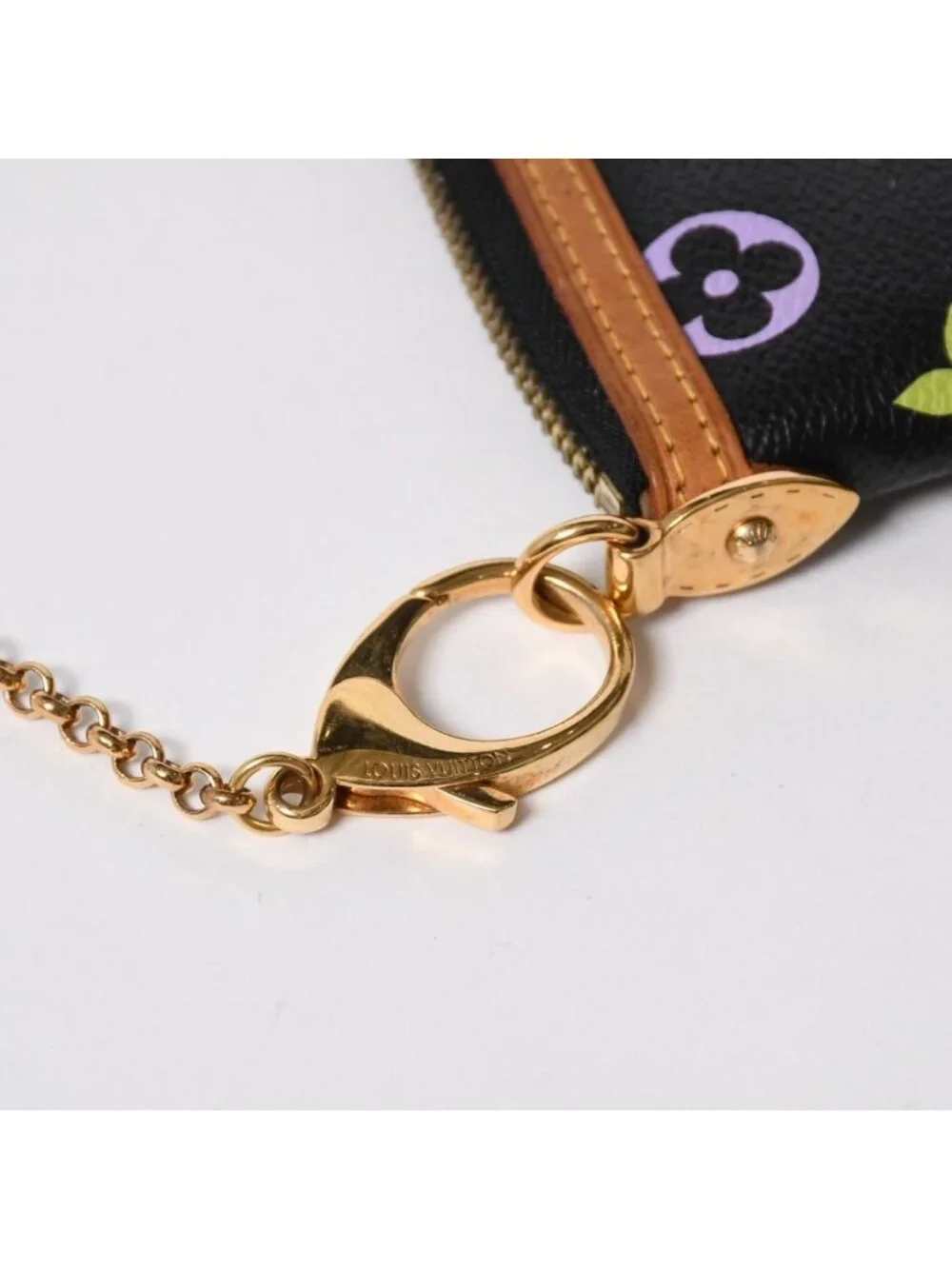 Louis Vuitton Pouch Pochette Mirror MM Monogram Multicolor Takashi Murakami